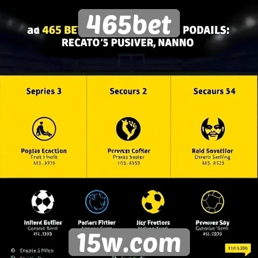 Apostas esportivas e suas características na 465bet